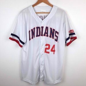 Cleveland Indians Terry Francona Baseball Jersey Size XL Red Blue MLB Apparel